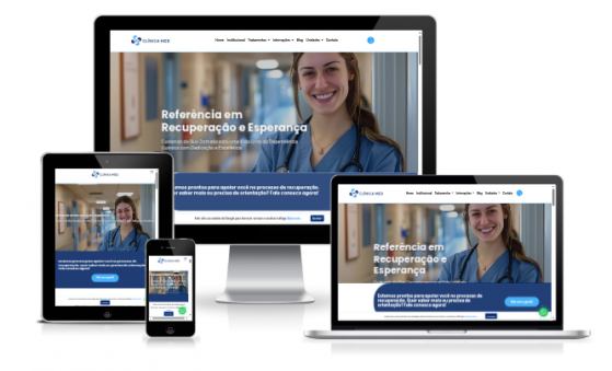 Clinica de reabilitação - Clínica Med